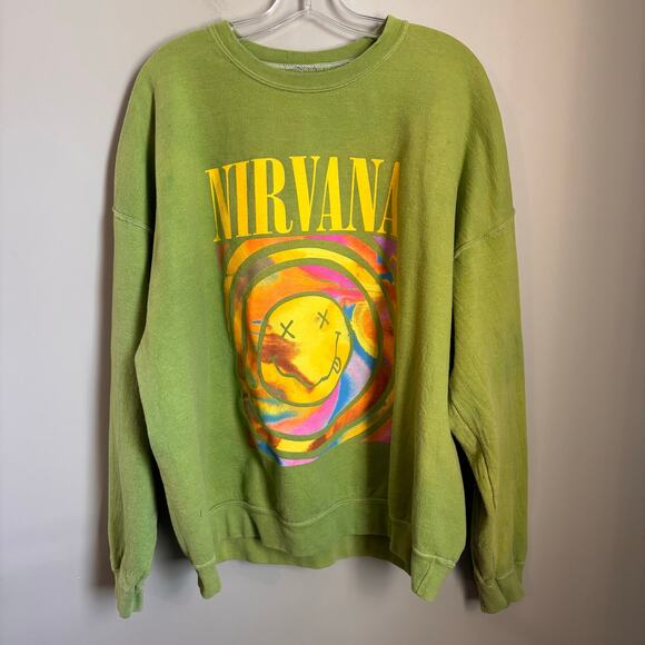 Urban Outfitters Sweaters - Urban Outfitters Nirvana Crew Neck Sweatshirt